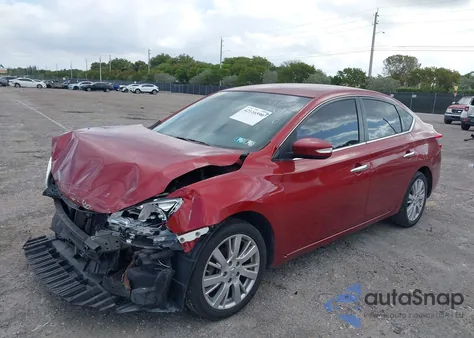 2015 Nissan Sentra Sl z USA, uszkodzony, nr VIN 3N1AB7AP0FY297128